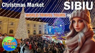 Targul de Craciun din SIBIU 2024  Romania  THE MOST BEAUTIFUL CHRISTMAS MARKET IN ROMANIA  [4K]