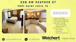 Charming 3-Bed Home with Private Pool | 338 NW Heather St, Port Saint Lucie, FL 34983