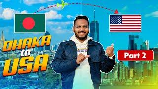 Bangladesh To USA Journey (PART 2) | Singapore Airlines | Study In USA/America By Hayat Joy