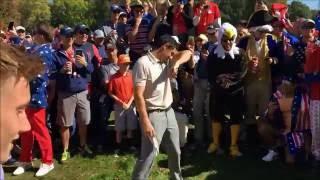 Rory McIlroy Jokes with U.S. Fans at 2016 Ryder Cup