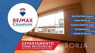 Departamento Zona Residencial San Borja || RE/MAX Champions Perú