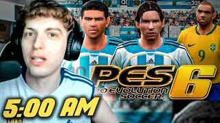 DAVOOXENEIZE JUGANDO A LAS 5 AM AL PES 2006