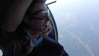 Terrified Tandem Skydiving Student! Skydiving is Scary