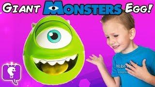 MONSTERS UNIVERSITY Giant Surprise Egg What's inside?