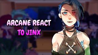 Arcane React To Jinx || Gacha React