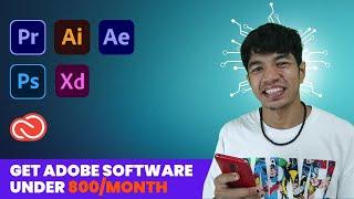 Get All the Adobe Software Under 800/month  | Best Deal 2024