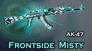 Frontside Misty AK-47 StatTrak skin preview FN/MW/FT/WW/BS