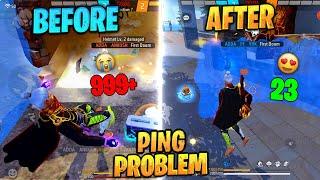 How To Solve 999+ Network Problem Free Fire  || How To Fix High Ping Problem  999+ Ping Problem