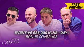 Poker Masters 2024 | Event #8 $25,000 HIGH ROLLER BONUS COVERAGE