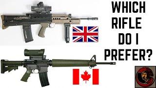 What Army service rifle do I prefer? | Canadian C7A2 or British L85A2