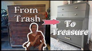 From Trash to Treasure: Saving a Failed Furniture Flip