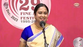 Ananya Ashok (Vocal) - Mudhra’s 29th Fine Arts Festival