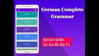 German Complete Grammar-Deutsch Grammatik A1-A2-B1-B2-C1