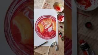 #любимыймомент #bestmoment #акварель #watercolor #watercolorpainting #aperolspritz #orange