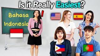 Learning World's Easiest Language in 20mins Bahasa Indonesian US, Spain, Philippines, Portugal