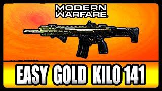 How To Get EASY GOLD CAMO KILO 141 in Modern Warfare! FASTEST and EASIEST Way! (Tips and Tricks)