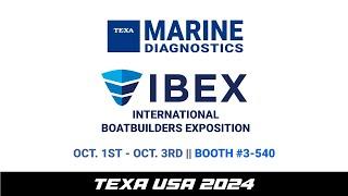 TEXA MARINE: IBEX 2024 (Oct. 1st - Oct 3rd)