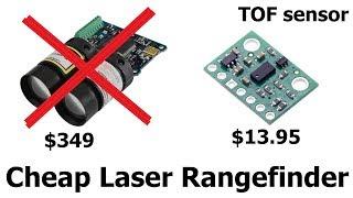 Cheap laser RangeFinder (Time of Flight ) Distance sensor for Arduino - Full tutorial