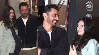 Watch Arjun Rampal's Cute Moment With His Fully Pregnent Wife Gabriella At The Launch Of Unlish