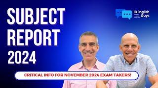 IBDP English A: Subject Report May 2024