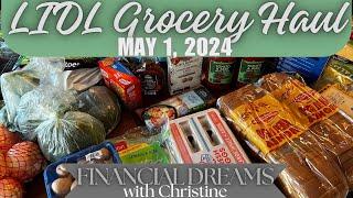 Weekly Lidl US Grocery Haul | Family of 4 on a Budget | May 1, 2024 | $144