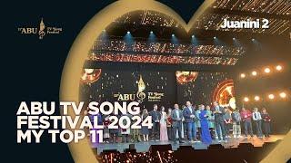 ABU TV Song Festival 2024  | My Top 11