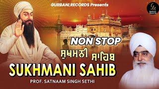 24x7 NON STOP SRI SUKHMANI SAHIB JI PATH || ਸੁਖਮਨੀ ਸਾਹਿਬ || सुखमनी साहिब || Prof. Satnam Singh Ji