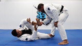 Jiu-Jitsu Leg Pin Guard Pass Variations & Transitions  by BJJ world champ Andre Galvao