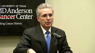 MD Anderson Cancer Center president resigns