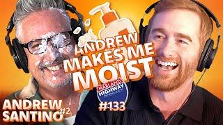 ANDREW SANTINO sure knows how to moisturize, talk about shrimp, and be part of Spongebob Squarepants