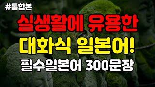 [일본어스타터] 듣기만해도 바로 사용할 수 있는 유용한 생활 일본어 300문장 편안하게 들어보세요 ㅣ 일본어회화, 기초일본어