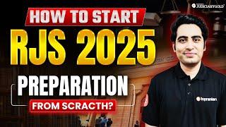 How to Start Rajasthan Judicial Services (RJS) 2025 Preparation from Scratch?