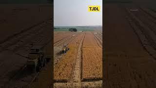 #harvesting #johndeerelovers #tjdl #telugu #johndeere4x4 #tractor #johndeere