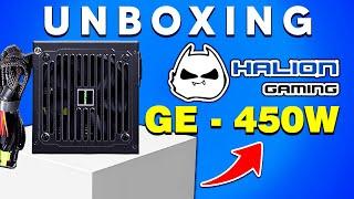 La Fuente De Poder Real Mas Barata Con Un Buen Rendimiento  Unboxing HALION GE - 450W