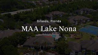 Tour MAA Lake Nona Luxury Apartments