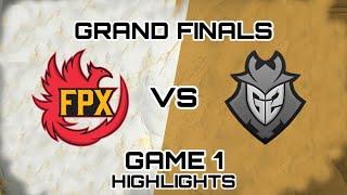 FPX vs G2 - Game 1 Highlights | League of Legends World Championship 2019 Grand Finals.