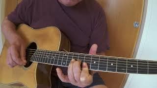 I KNOW YOU RIDER - How to work out three part vocal harmonies using guitar triads.