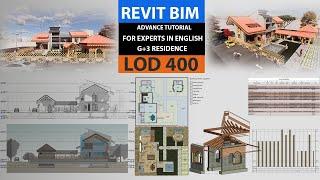 Revit BIM Live Project | Architecture + Structure LOD 400 CLASH DETECTION