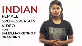 Hindi Indian Female Spokesperson Video for Branding,Testimonial