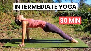 30 Min Intermediate Yoga Routine | Full Body Daily Yoga