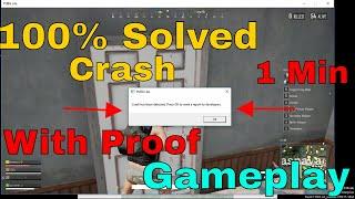 How to Fix PUBG PC Lite Error"Crash has been Detected"| Crash kaise thik kare