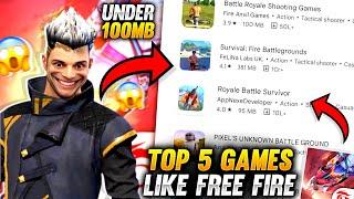 Top 5 Games Like Free Fire Under 100MB