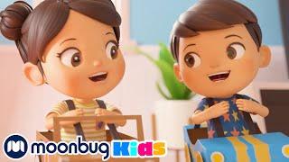 Driving In My Car! | Learn | ABC 123 Moonbug Kids | Fun Cartoons | Learning Rhymes