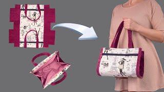 How to sew a cute handbag in the simplest way!