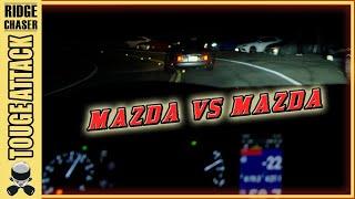 TOUGE BATTLE 峠 Midnight Outrun (MZ3) vs nitemoves.mp4 (NA Miata)