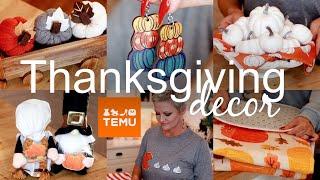 Thanksgiving DECORATING and DECOR Ideas for your Home! Temu Haul