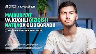 "Ustozingizni aytganini qiling, bo'ldi. | Overall 8.0  "Mukhammadali Rakhimberganov