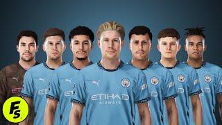 Manchester City Facepack 2025 - PES 2021 & FL25