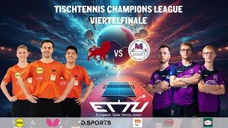 TTCL Viertelfinale 2024/25: Borussia Düsseldorf vs. Alliance Nîmes/Montpellier