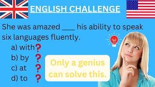 English Quiz. Grammar Challenge. English Prepositions